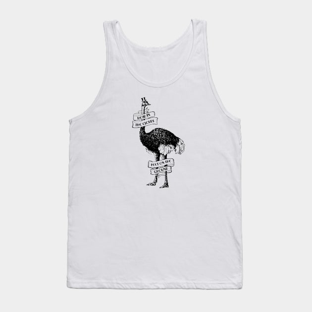 Ostrich Tattoo Tank Top by EightUnder